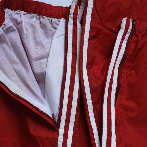SOLD Adidas Vintage Striped Red Track Pants XL - Picture 3 of 5